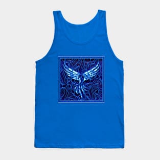 Freedom eagle - 3d design on black Wall Tank Top